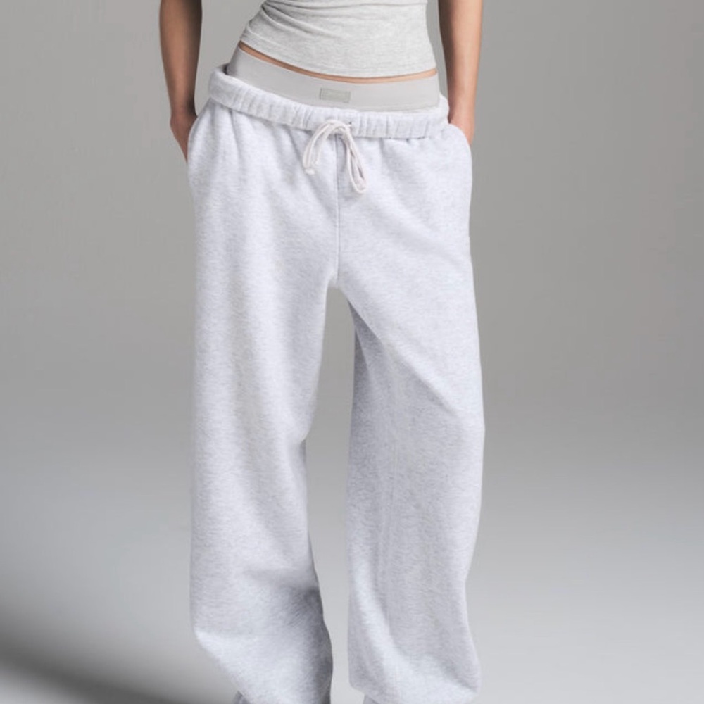 SKIMS Cotton Fleece Classic Straight Leg Pant